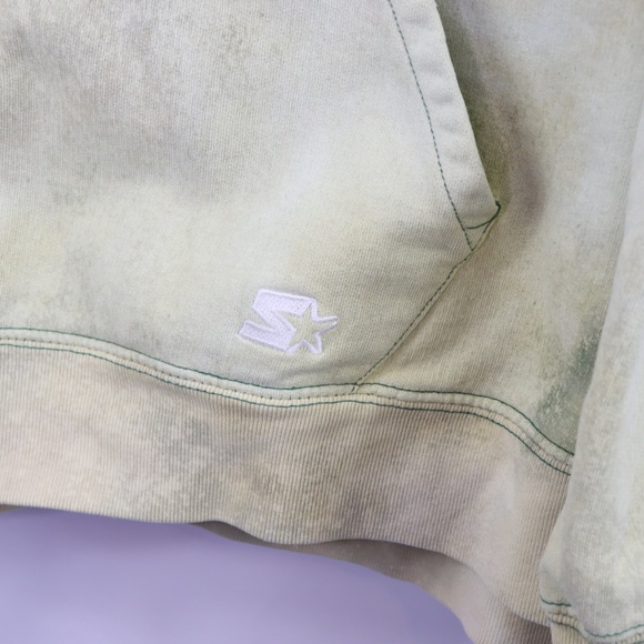 Vintage Starter Michigan State Bleach Wash Hoodie - Picture 4 of 8